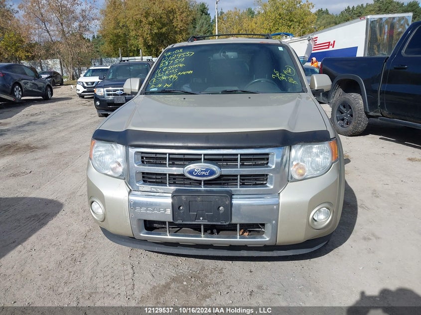 2011 Ford Escape Limited VIN: 1FMCU9EG8BKB37511 Lot: 12129537