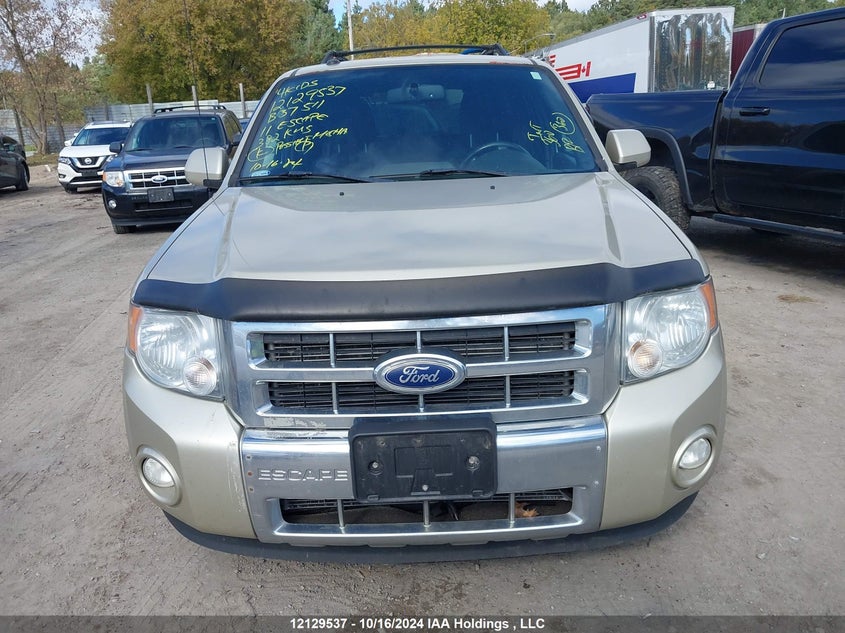2011 Ford Escape Limited VIN: 1FMCU9EG8BKB37511 Lot: 12129537