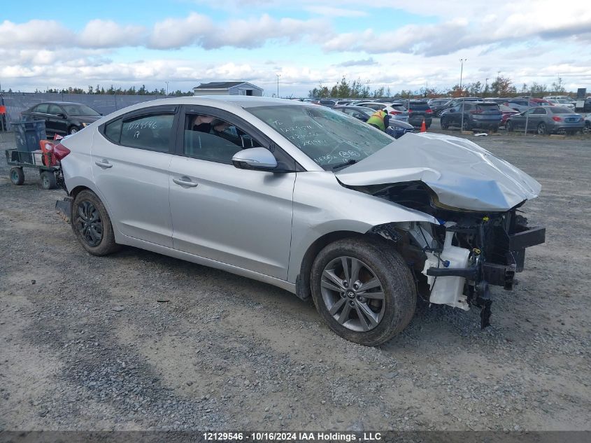 2017 Hyundai Elantra Gl VIN: KMHD84LF4HU289904 Lot: 12129546