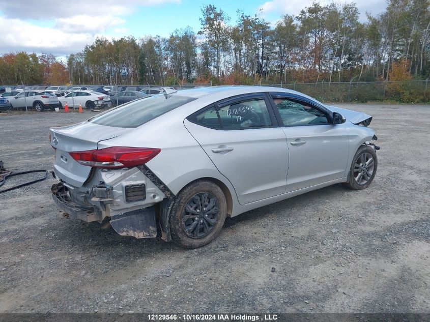 2017 Hyundai Elantra Gl VIN: KMHD84LF4HU289904 Lot: 12129546