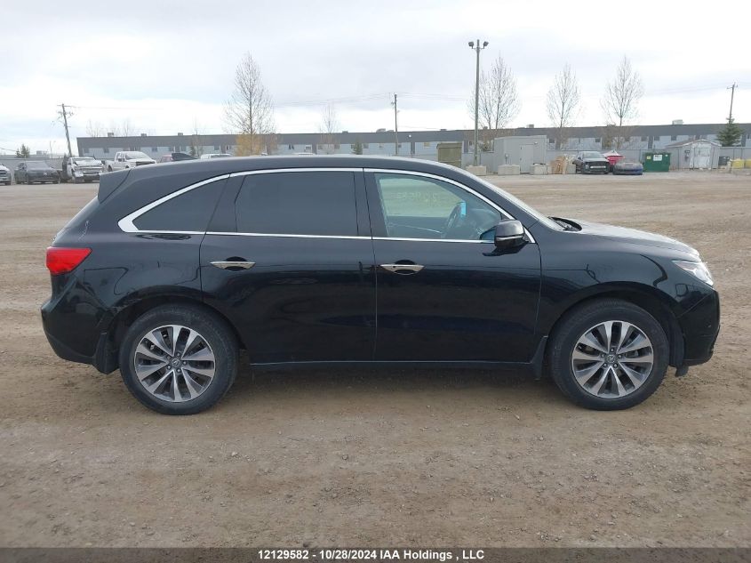 2014 Acura Mdx VIN: 5FRYD4H45EB501706 Lot: 12129582