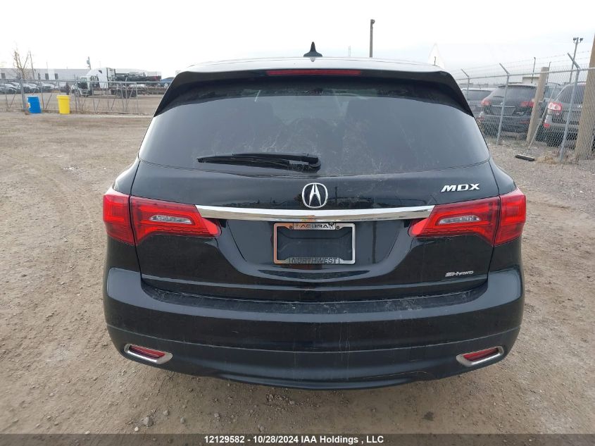 2014 Acura Mdx VIN: 5FRYD4H45EB501706 Lot: 12129582