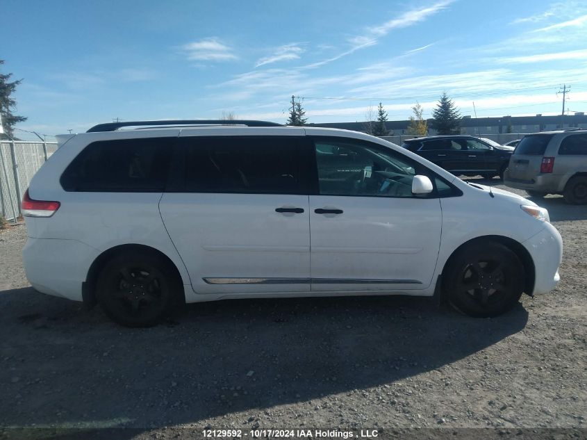 2014 Toyota Sienna VIN: 5TDZK3DC8ES473592 Lot: 12129592