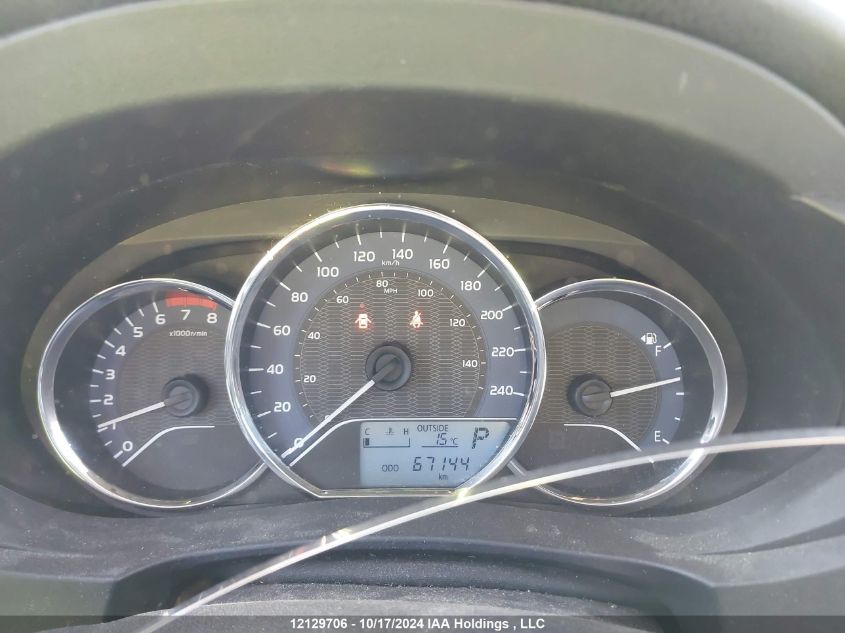 2016 Toyota Corolla VIN: 2T1BURHE3GC664214 Lot: 12129706