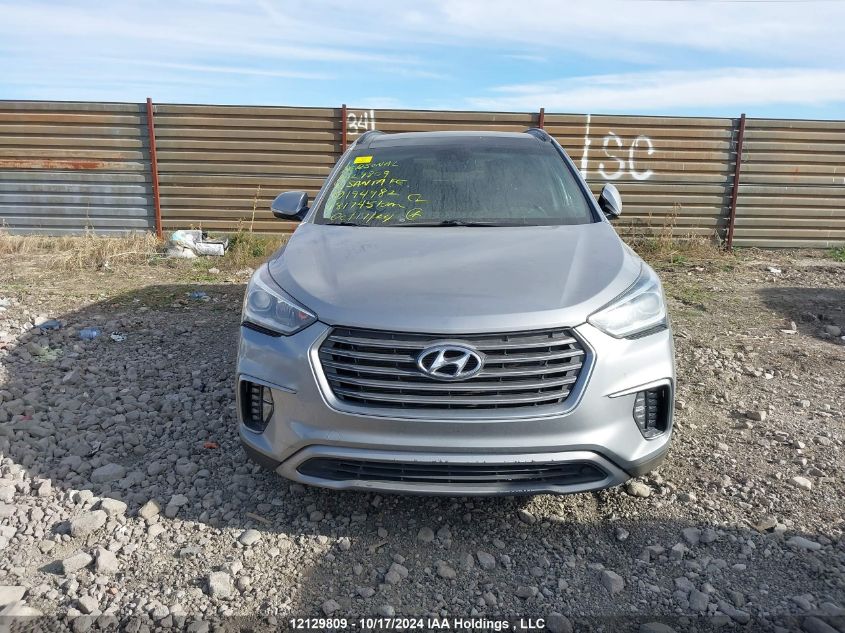 2017 Hyundai Santa Fe Se/Limited VIN: KM8SNDHF8HU194982 Lot: 12129809