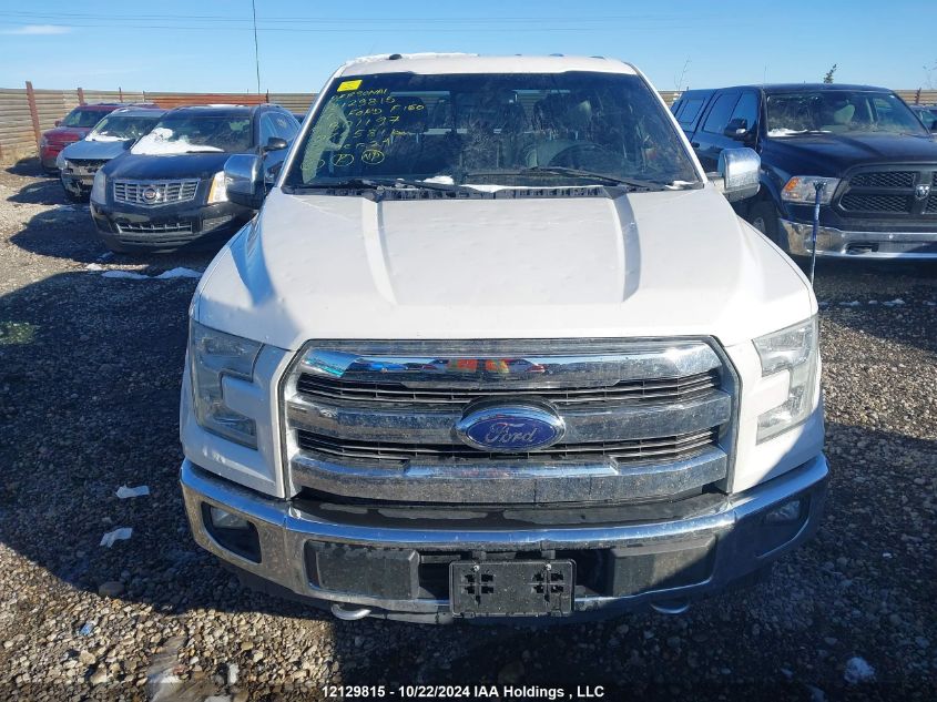 2017 Ford F150 Supercrew VIN: 1FTEW1EGXHFB01197 Lot: 12129815