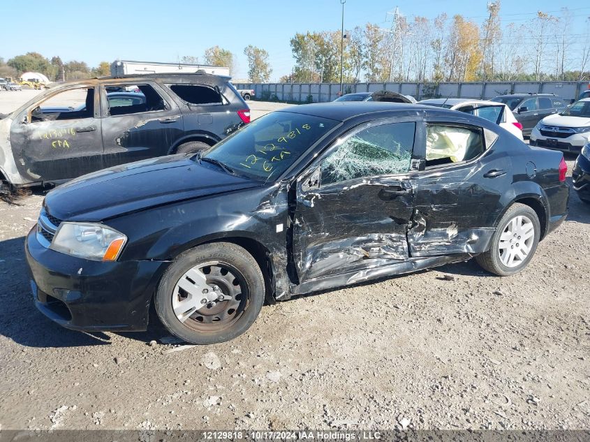 2013 Dodge Avenger Se VIN: 1C3CDZAB9DN668558 Lot: 12129818