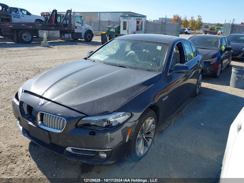 2014 BMW 5 Series VIN: WBA5A7C54ED619975 Lot: 12129829