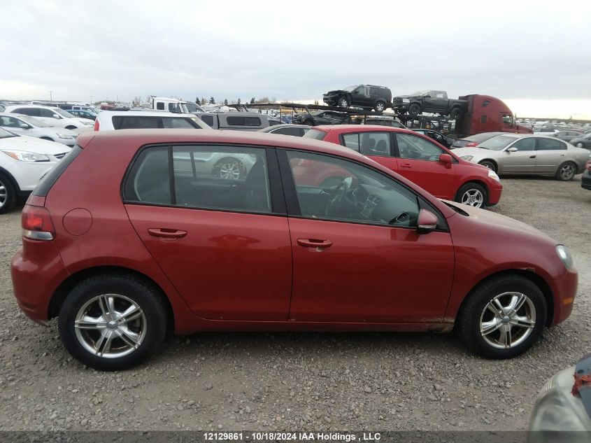 2010 Volkswagen Golf VIN: WVWCA7AJ0AW120499 Lot: 12129861