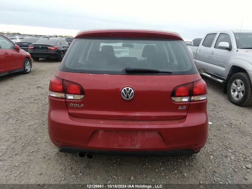 2010 Volkswagen Golf VIN: WVWCA7AJ0AW120499 Lot: 12129861