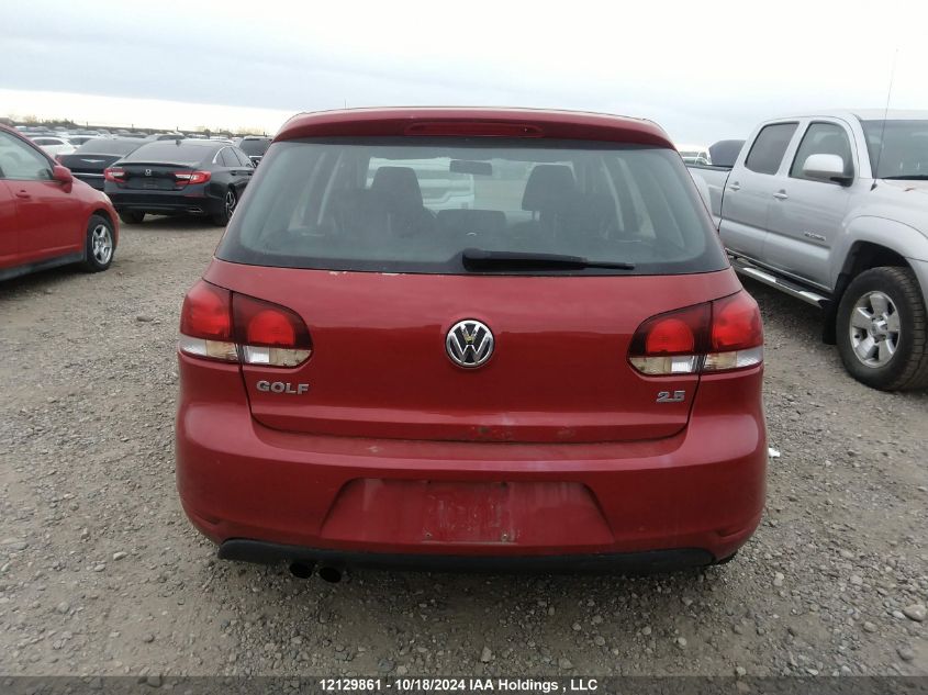 2010 Volkswagen Golf VIN: WVWCA7AJ0AW120499 Lot: 12129861