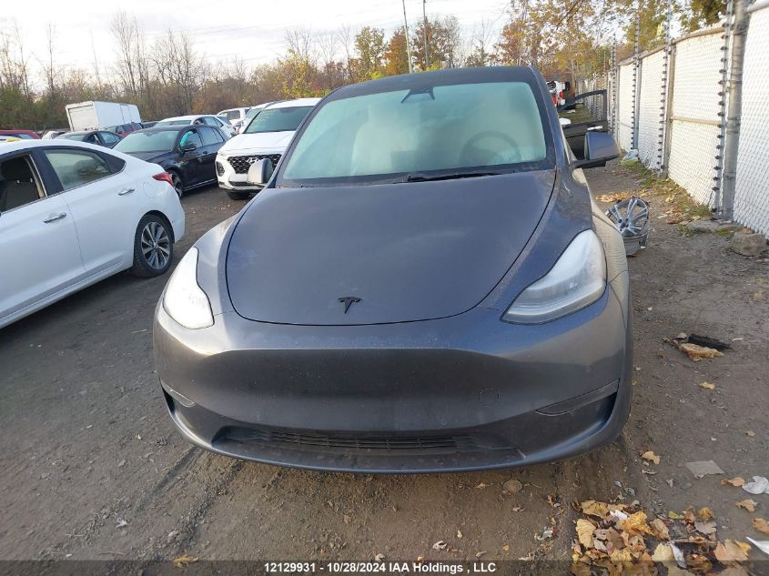 2020 Tesla Model Y VIN: 5YJYGDEE8LF046627 Lot: 12129931