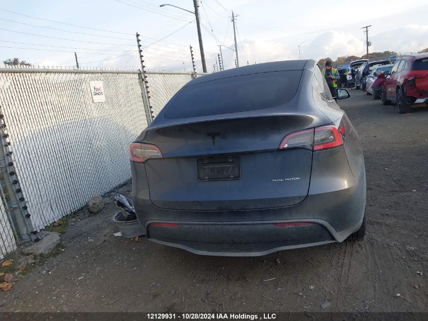 2020 Tesla Model Y VIN: 5YJYGDEE8LF046627 Lot: 12129931