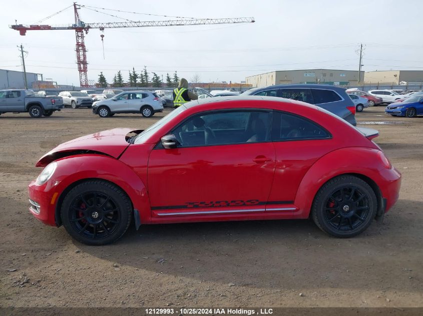 2013 Volkswagen Beetle Turbo VIN: 3VWVS7AT1DM674966 Lot: 12129993