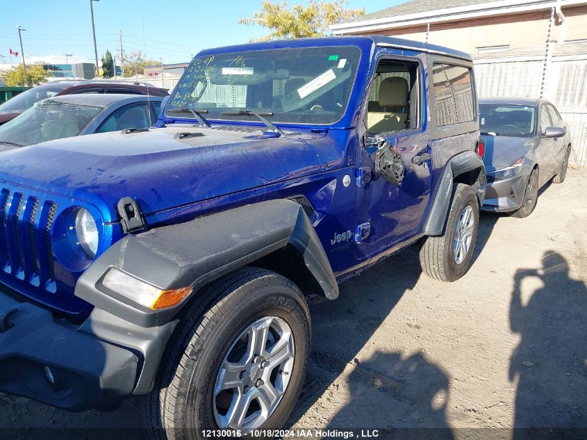 2019 Jeep Wrangler Sport VIN: 1C4GJXAG4KW621886 Lot: 12130016