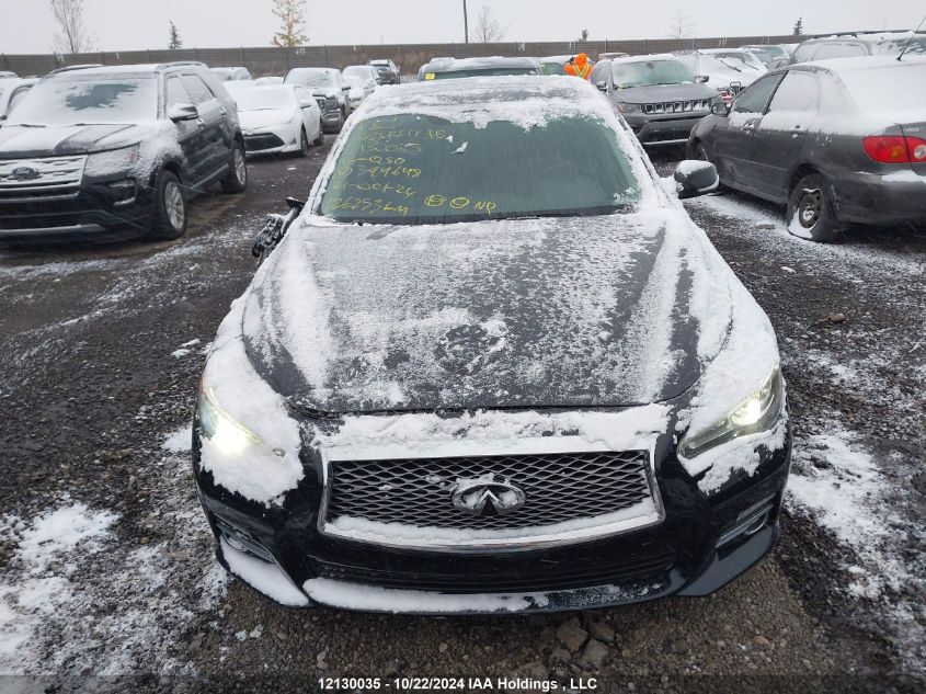 2015 Infiniti Q50 VIN: JN1BV7AR7FM394648 Lot: 12130035