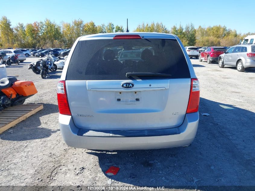 2009 Kia Sedona VIN: KNDMB233596292140 Lot: 12130038