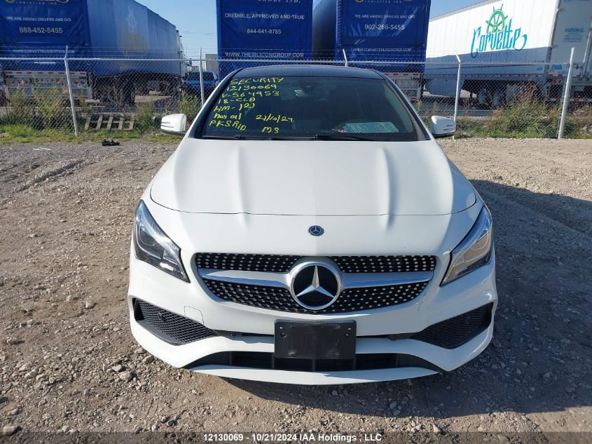 2018 Mercedes-Benz Cla VIN: WDDSJ4EB1JN564953 Lot: 12130069