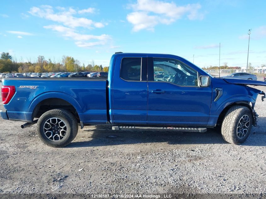 2022 Ford F150 Super Cab VIN: 1FTFX1E83NKD29880 Lot: 12130187