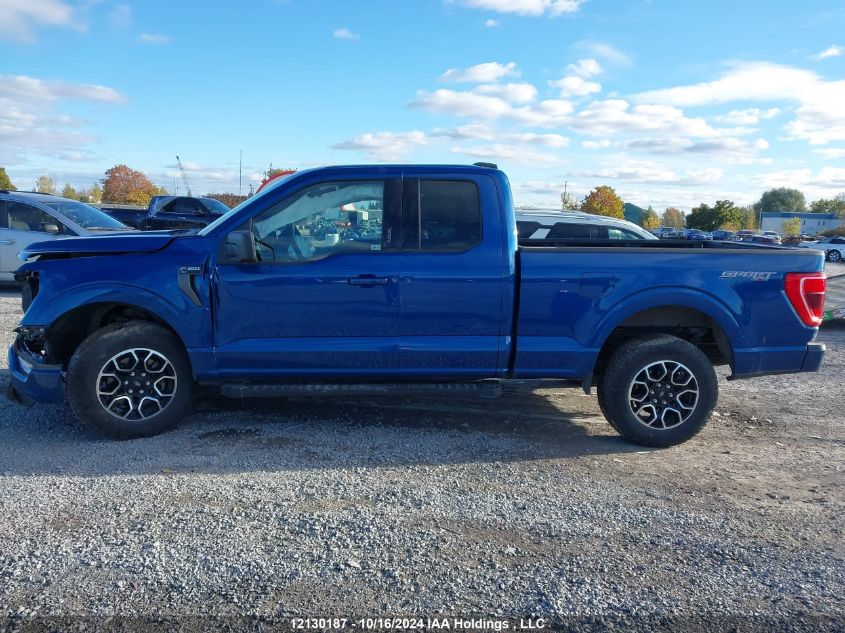 2022 Ford F150 Super Cab VIN: 1FTFX1E83NKD29880 Lot: 12130187