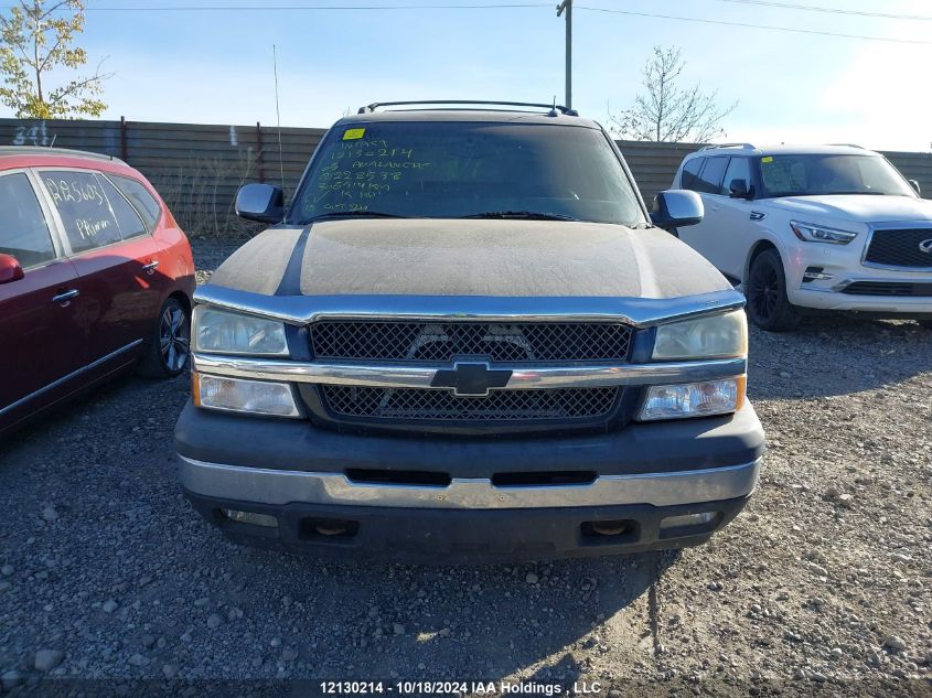 2005 Chevrolet Avalanche VIN: 3GNEK12T05G228538 Lot: 12130214