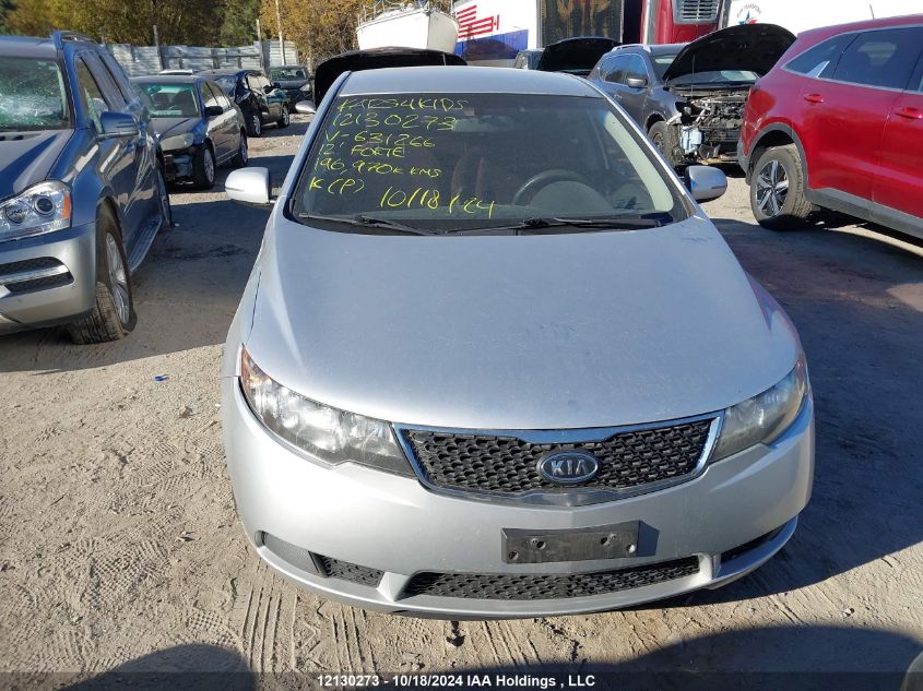 2012 Kia Forte VIN: KNAFU4A2XC5631266 Lot: 12130273