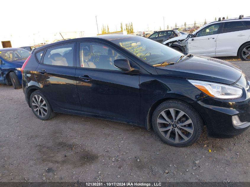 2016 Hyundai Accent Gls VIN: KMHCU5AE7GU281740 Lot: 12130281