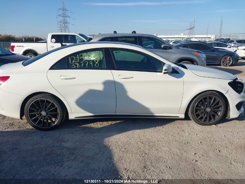 2016 Mercedes-Benz Cla VIN: WDDSJ4GB9GN387798 Lot: 12130311