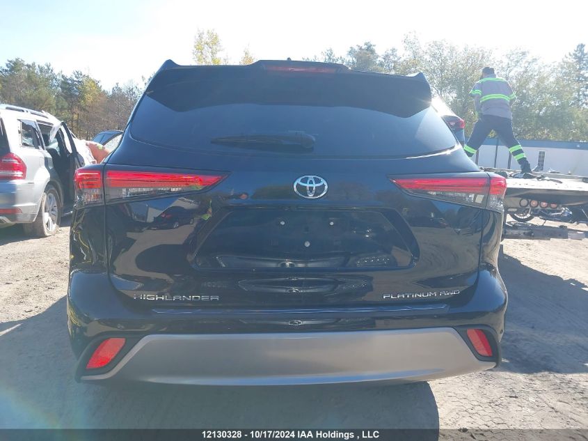 2021 Toyota Highlander Platinum VIN: 5TDFZRBH6MS160023 Lot: 12130328