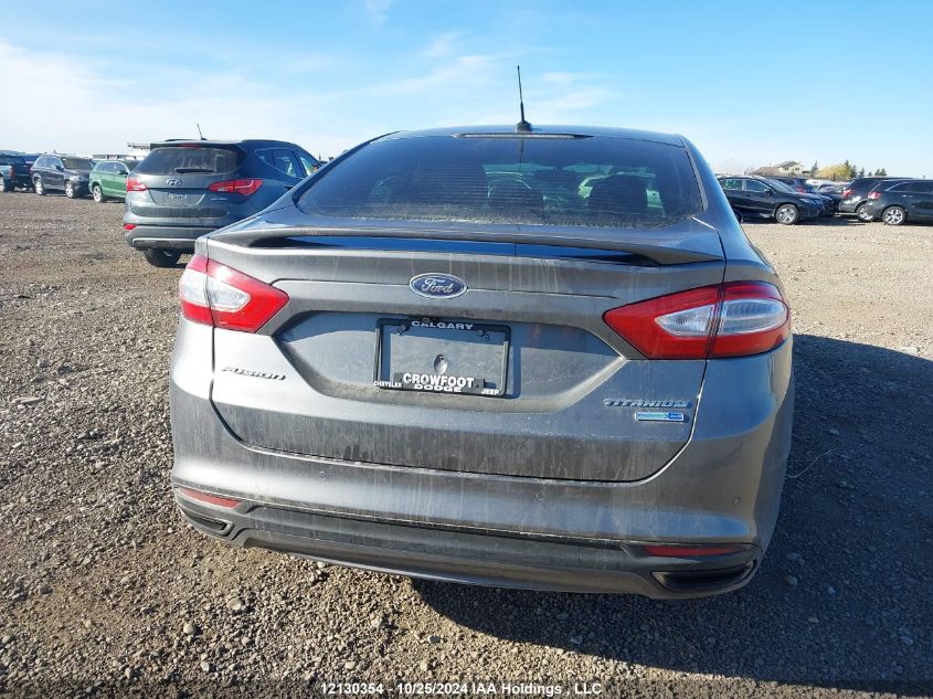 2014 Ford Fusion Titanium VIN: 3FA6P0D96ER347232 Lot: 12130354