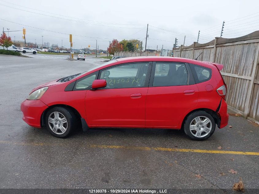 2013 Honda Fit VIN: LUCGE8H59D3004997 Lot: 12130375