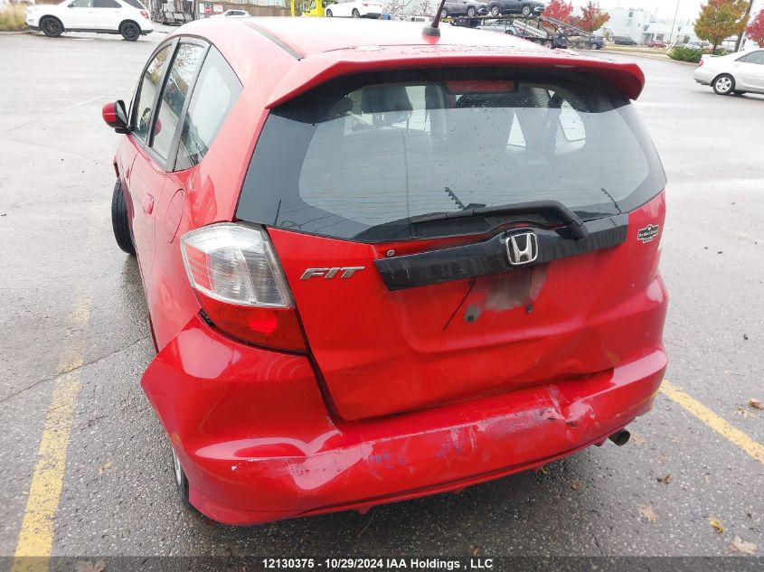 2013 Honda Fit VIN: LUCGE8H59D3004997 Lot: 12130375