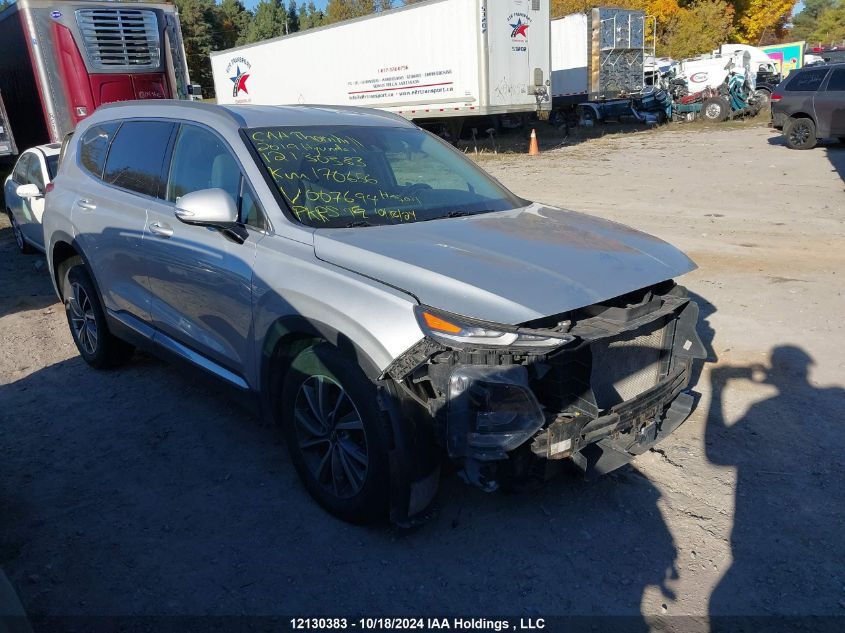 2019 Hyundai Santa Fe Preferred 2.4 VIN: 5NMS3CAD7KH007694 Lot: 12130383