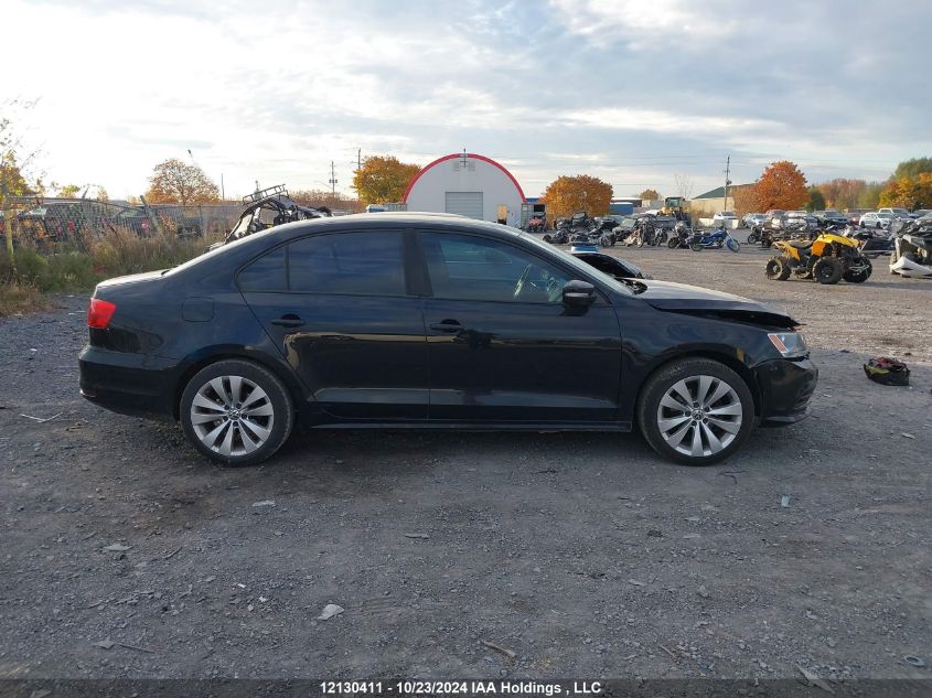 2015 Volkswagen Jetta Sedan VIN: 3VW1K7AJ4FM202888 Lot: 12130411