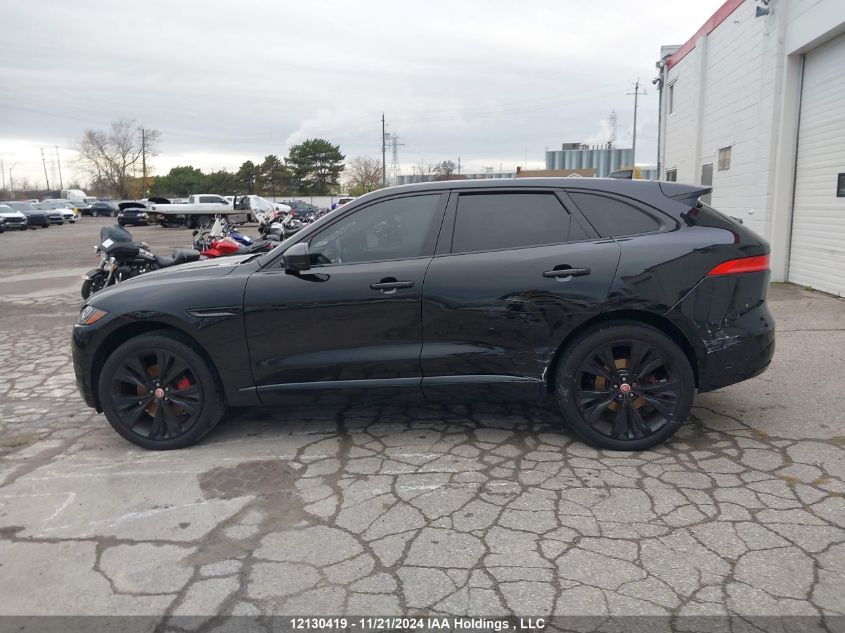 2017 Jaguar F-Pace S VIN: SADCM2BV9HA082147 Lot: 12130419