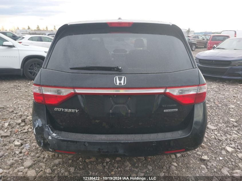 2011 Honda Odyssey Touring VIN: 5FNRL5H91BB505192 Lot: 12130422