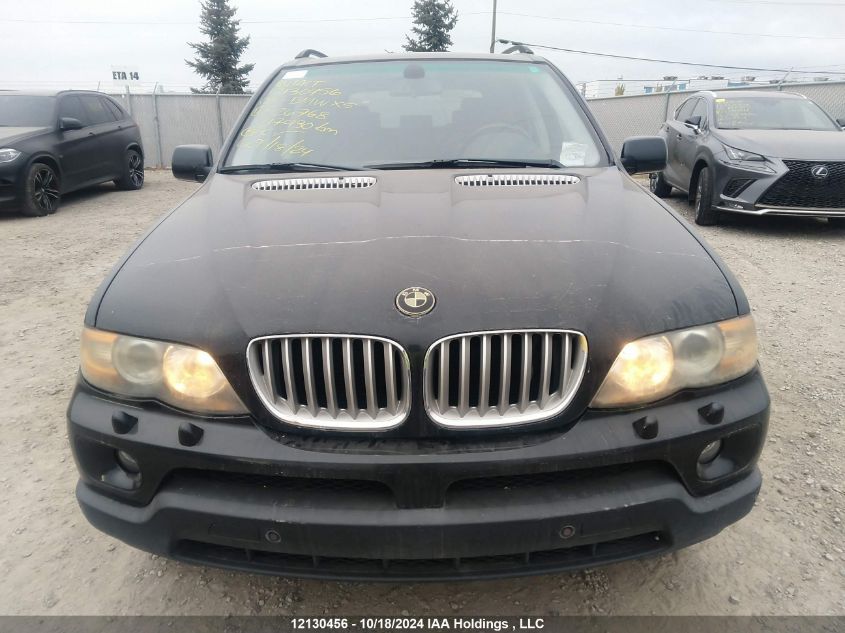 2006 BMW X5 VIN: 5UXFB53576LV26768 Lot: 12130456