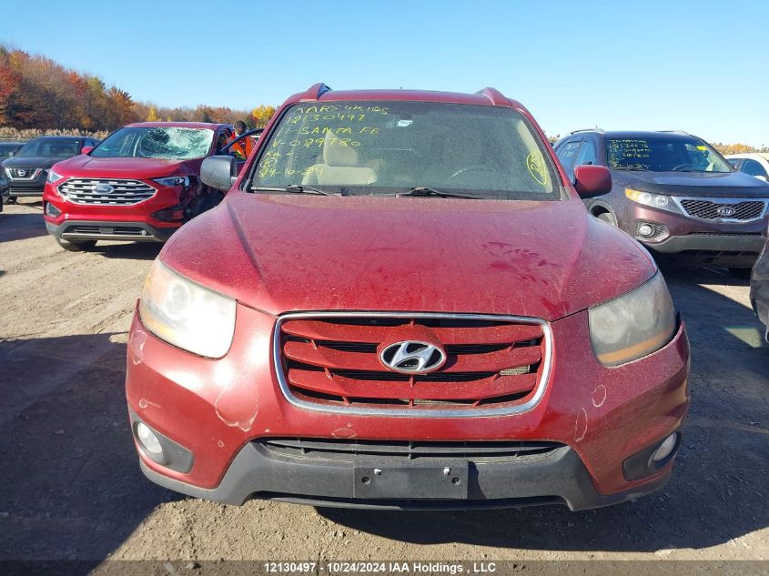 2011 Hyundai Santa Fe Gls VIN: 5XYZGDAB9BG029780 Lot: 12130497