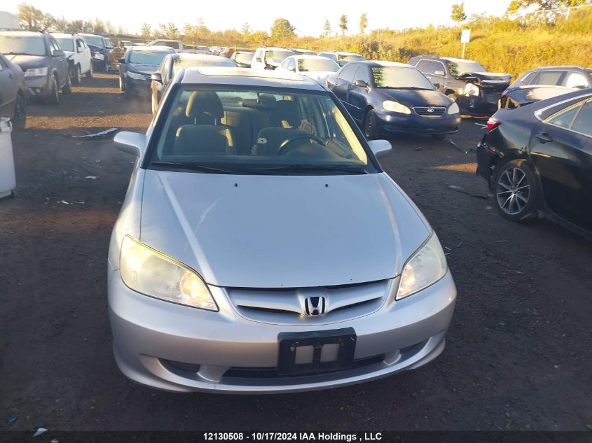 2005 Honda Civic Lx VIN: 2HGES16655H022324 Lot: 12130508