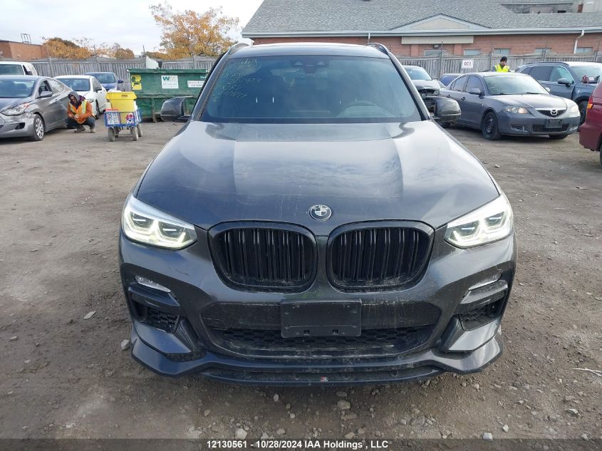 2018 BMW X3 VIN: 5UXTS3C58J0Z01424 Lot: 12130561