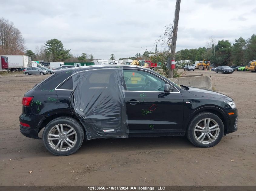 2016 Audi Q3 VIN: WA1GFCFS0GR001057 Lot: 12130656