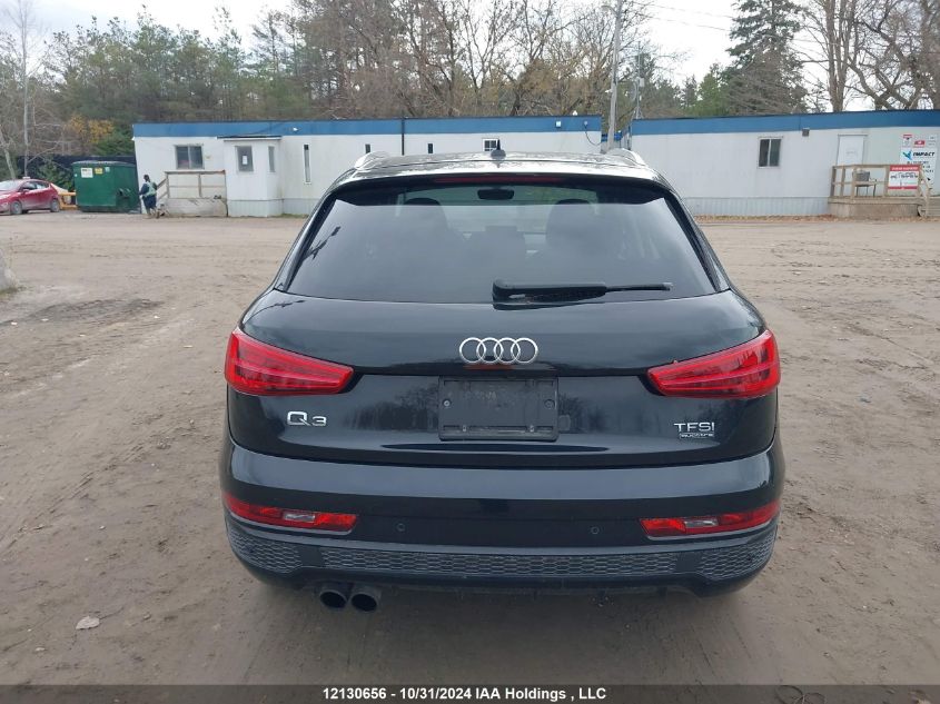 2016 Audi Q3 VIN: WA1GFCFS0GR001057 Lot: 12130656