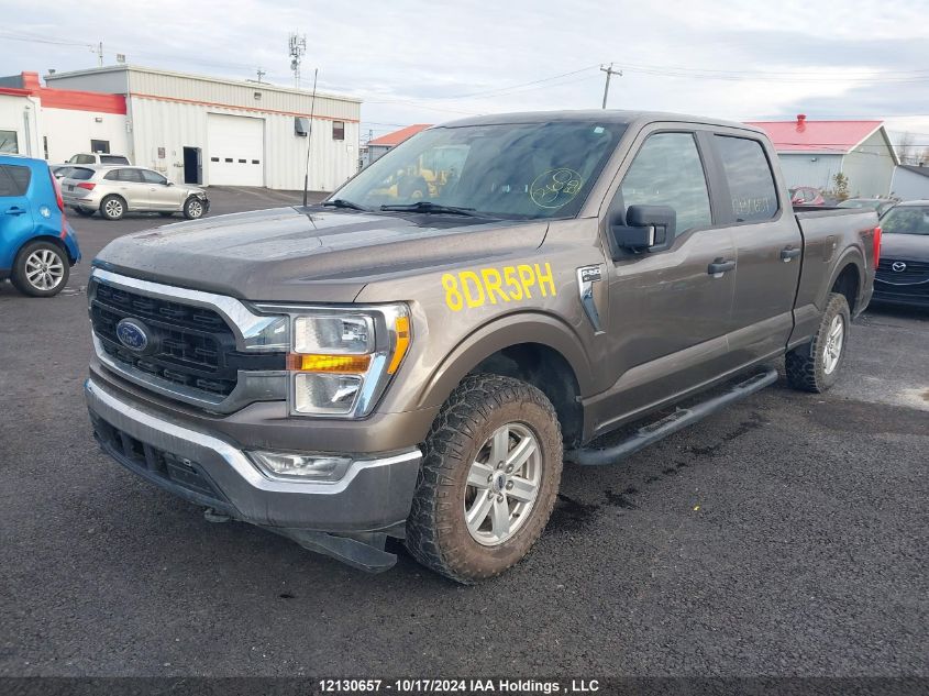 2022 Ford F150 Supercrew VIN: 1FTFW1E50NKE70351 Lot: 12130657