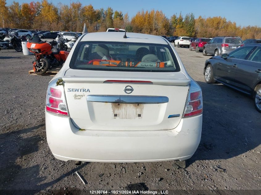 2012 Nissan Sentra 2.0 S VIN: 3N1AB6APXCL726195 Lot: 12130764