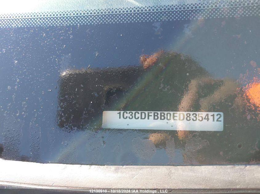 2014 Dodge Dart Sxt VIN: 1C3CDFBB0ED835412 Lot: 12130910