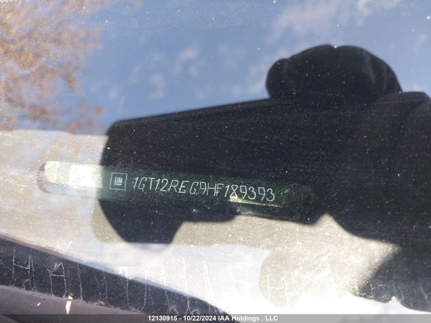 2017 GMC Sierra 2500Hd VIN: 1GT12REG9HF189393 Lot: 12130915