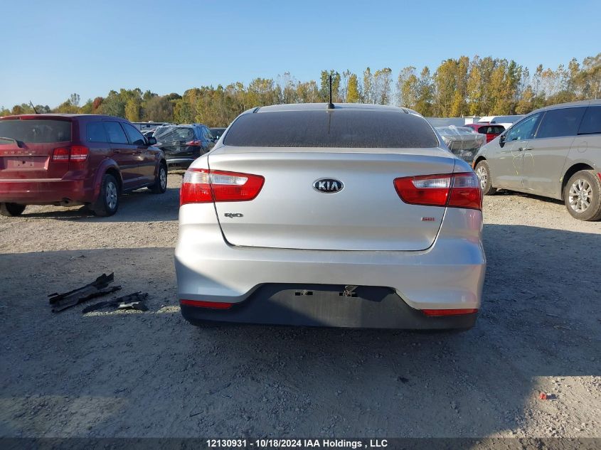 2016 Kia Rio VIN: KNADM4A3XG6534293 Lot: 12130931