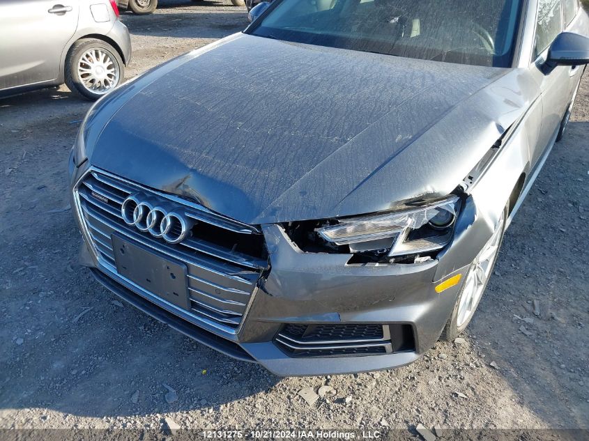 2018 Audi A4 Sedan VIN: WAUANAF44JN018492 Lot: 12131275