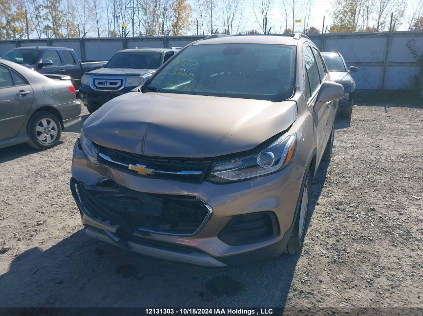 2018 Chevrolet Trax VIN: 3GNCJLSB2JL390024 Lot: 12131303