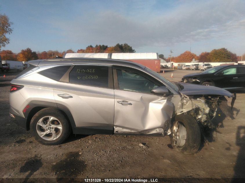 2022 Hyundai Tucson Preferred Awd VIN: KM8JBCAE0NU026510 Lot: 12131328